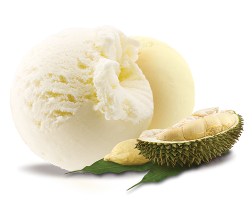 Kem sầu riêng . Vị béo ngậy và hương thơm đặc trưng khiến món ngon từ sầu riêng đặc biệt hấp dẫn. Để Để làm món kem sầu riêng trước hết đánh tan lòng đỏ trứng gà với đường. Kế đến đun cách thủy sữa tươi cho đến khi nóng già. Ảnh: fanny