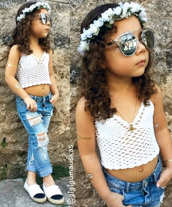 Hoc fashionista nhi mac dep mua nang nong