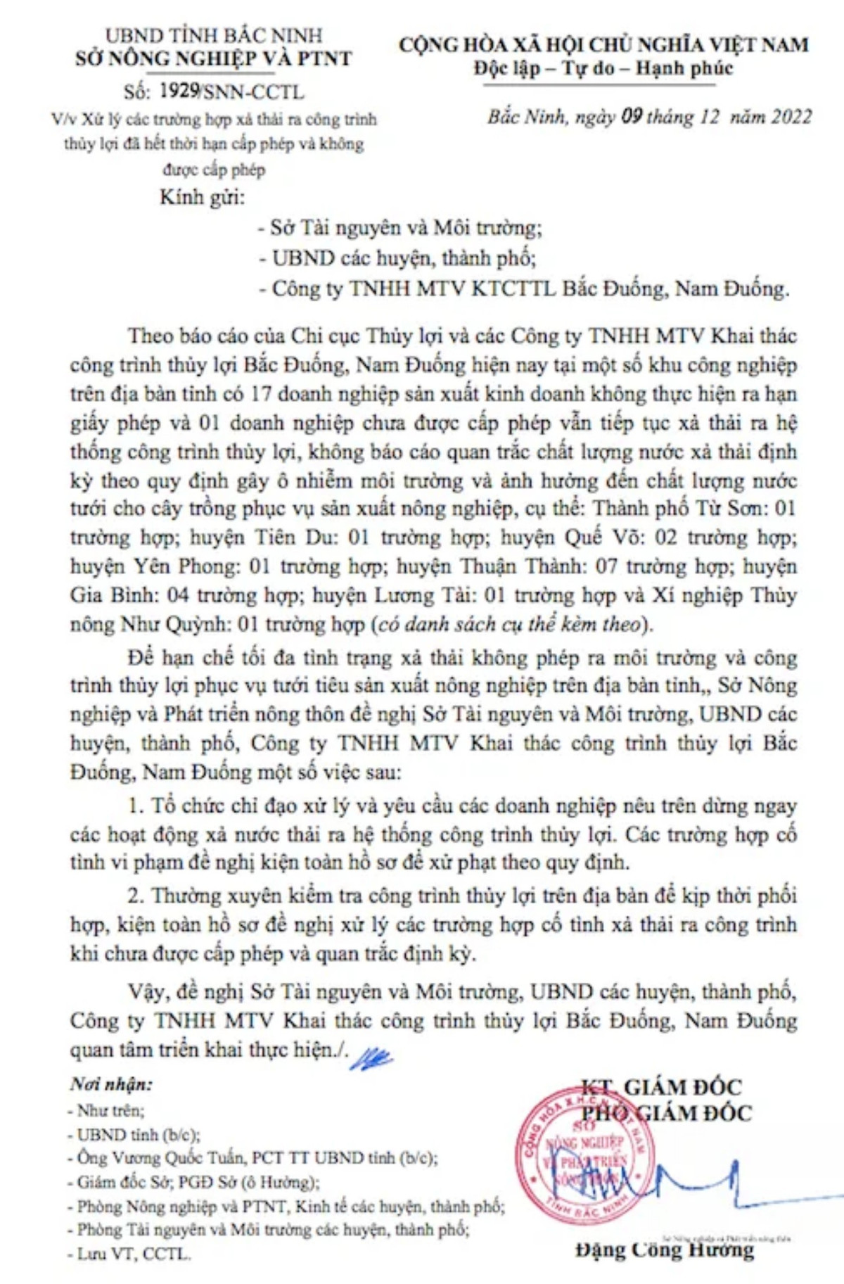 Hang loat doanh nghiep xa thai khong phep, buc tu moi truong Bac Ninh - TREND