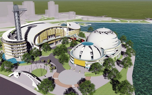 Phối cảnh dự án xây dựng Cung thiếu nhi mới Hà Nội.