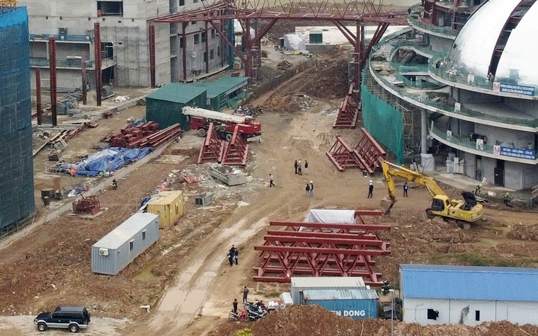 Đại công trường Cung thiếu nhi mới tại Hà Nội quy mô hơn 1.300 tỷ đồng.