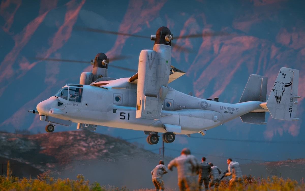 Thực hiện chuyến bay thử nghiệm đầu tiên vào năm 1989, đến nay Quân đội Mỹ đã có trong tay hơn 200 chiếc MV-22 Osprey với nhiều biến thể khác nhau và phục vụ chủ yếu trong lực lượng Thủy quân Lục chiến và Không quân. Nguồn ảnh: USMC.