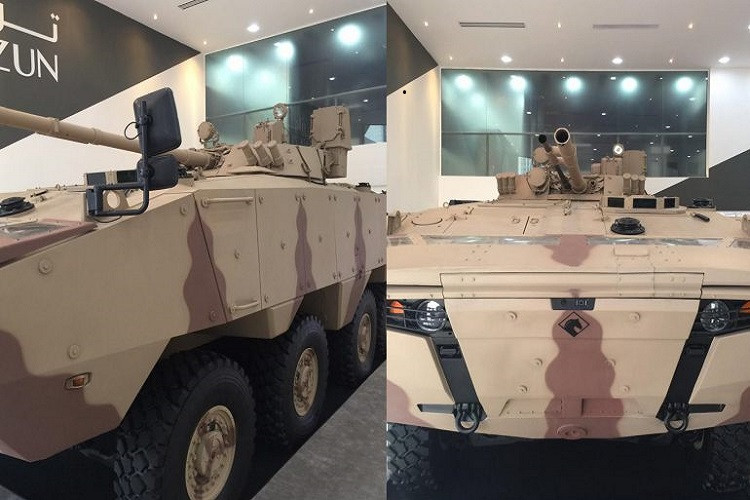 Trái tim của Rabdan là động cơ diesel tăng áp dung tích 12,5 lít của Caterpillar có công suất tối đa 600 mã lực, cho vận tốc lớn nhất 105 km/h khi chạy trên đường tốt, 10 km/h khi bơi (thông qua 2 cánh quạt đẩy), tầm hoạt động 700 km. Nguồn ảnh: military-today.