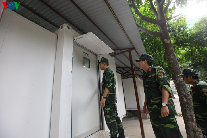 Mỗi một cabin tại Bệnh viện dã chiến cấp 2 số 2 tương ứng với một khu vực chuyên môn.