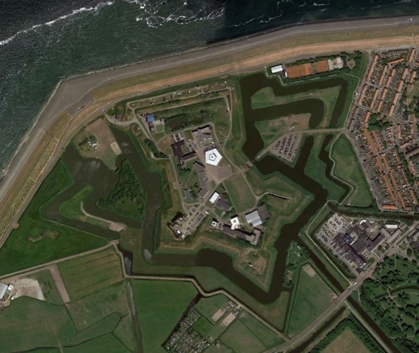 Một pháo đài ở Hà Lan.