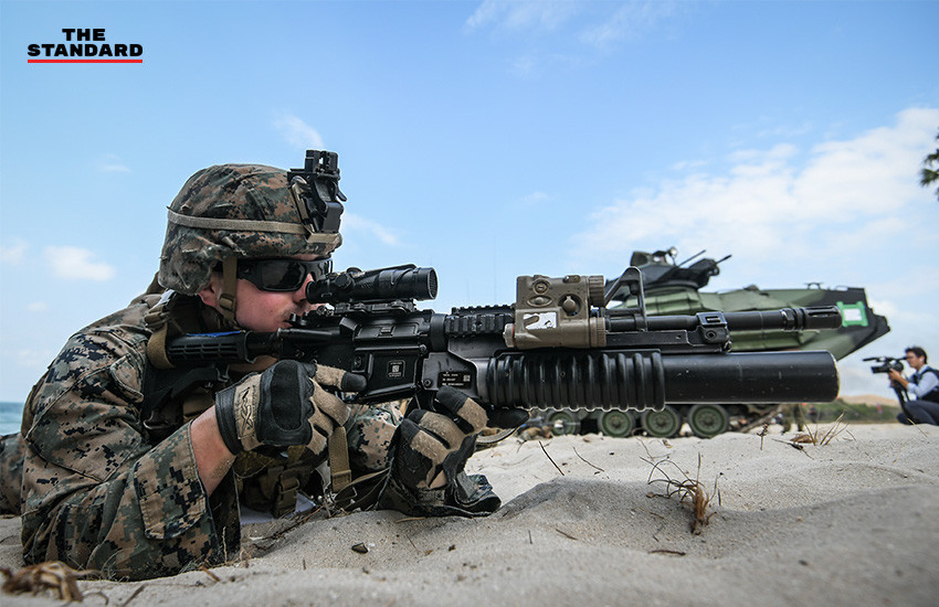 Theo Quyền Trưởng phái bộ ngoại giao Mỹ tại Thái Lan Peter Haymond cho biết, mục đích của Hổ mang Vàng 2019 là tăng cường hợp tác và khả năng tương tác an ninh giữa các quốc gia trong khu vực Ấn Độ - Thái Bình Dương. Nguồn ảnh: The Standard.