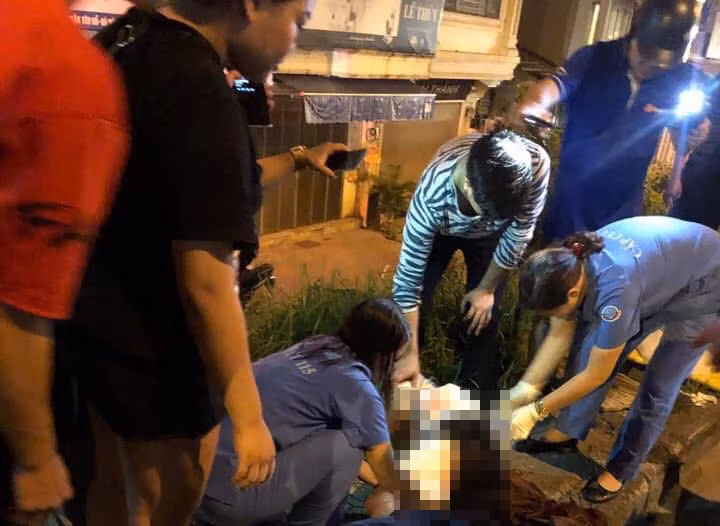 Rut dao bau dam thung bung doi thu sau va cham giao thong