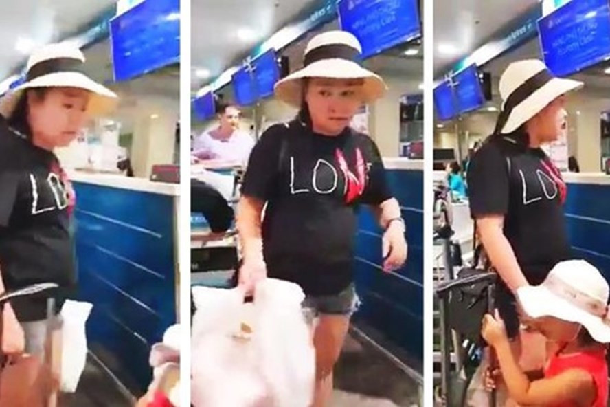 Hầu hết người xem clip phẫn nộ với cách hành xử kiểu chợ búa, nói chuyện thiếu văn hóa và già mồm của Lê Thị Hiền dù đang đi cùng con gái nhỏ.