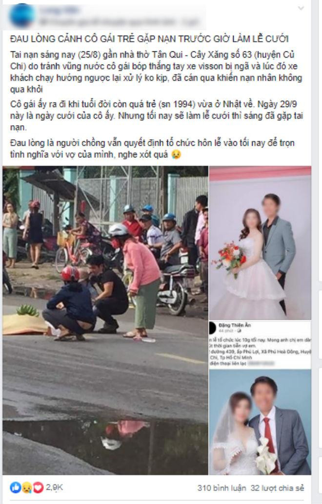 Xot xa co gai tre chet tham vi tai nan, chong sap cuoi bay tu Nhat ve to chuc le cuoi ngay trong dem-Hinh-2