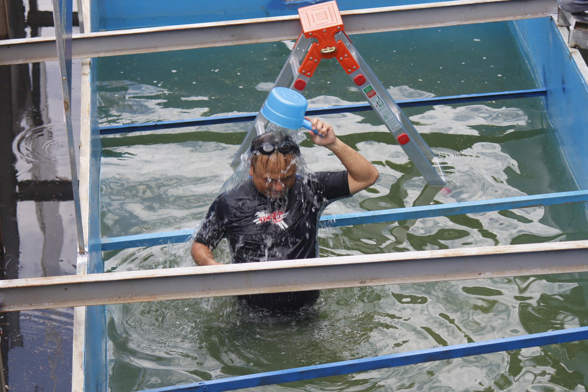 Gội đầu một cách rất sáng khoái bởi nguồn nước đã đạt Quy chuẩn Việt Nam.