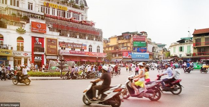 Nhịp sống tại thủ đô Hà Nội.