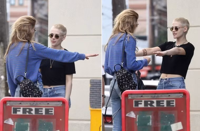 Những cử chỉ âu yếm mà Kristen Stewart dành cho Stella khiến nhiều cô gái phải ghen tị. (Ảnh: Mega)