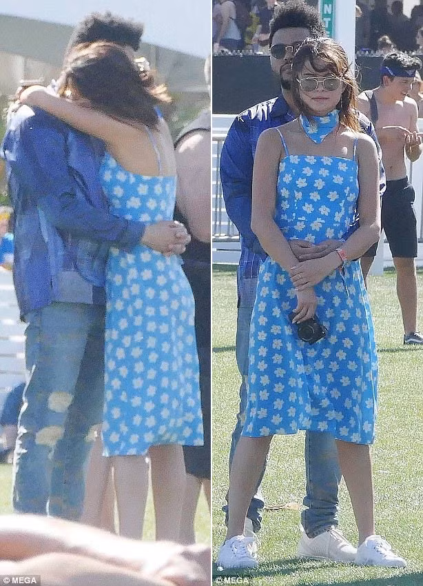 Tình cảm của Selena và The Weeknd ngày càng khăng khít và nhờ đó mà tinh thần của nữ ca sĩ ngày càng tốt hơn. (Ảnh: Mega)