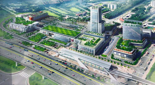 Bến xe Miền Đông mới tọa lạc trên diện tích 16ha ở cửa ngõ phía Đông TP.HCM đi về các tỉnh miền Đông, miền Trung và miền Bắc (12,3 ha thuộc quận 9, TP.HCM và 3,7ha thuộc TX Dĩ An, tỉnh Bình Dương).