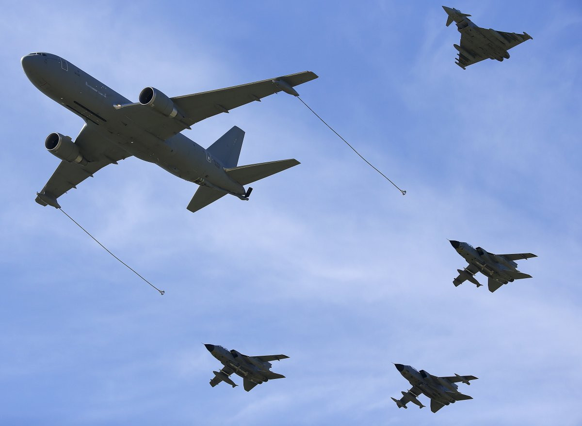 Cuộc tập trận có sự tham gia của khoảng 140 máy bay trực thăng và máy bay chiến đấu các loại cùng khoảng 60 tàu chiến góp mặt ở khu vực Địa Trung Hải. Nguồn ảnh: BI.