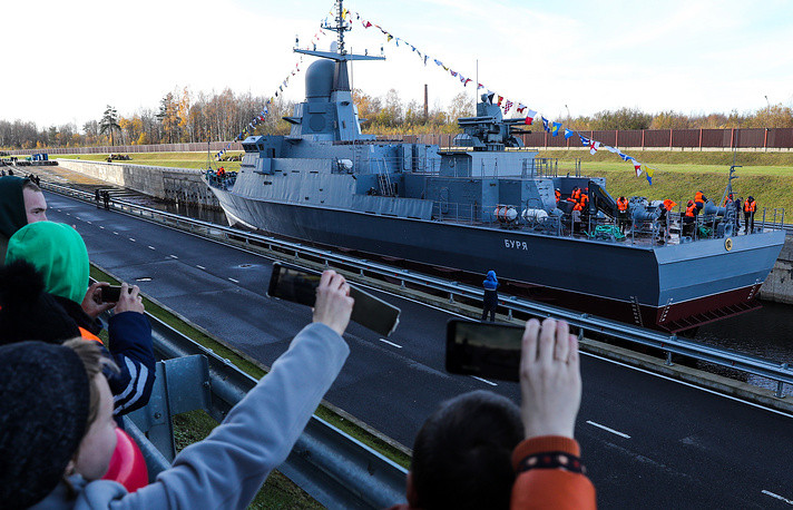 Theo dự tính, Hải quân Nga sẽ đóng mới và đưa vào sử dụng tổng cộng 22 chiếc tàu hộ vệ lớp Karakurt trong tương lai. Nguồn ảnh: TASS.