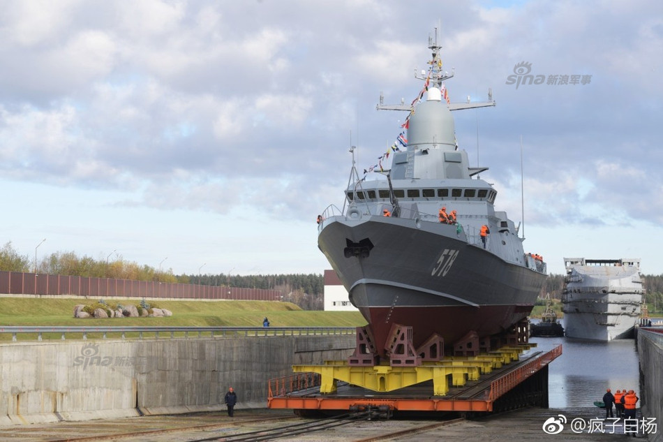 Các tàu thuộc Đề án 2280 có độ giãn nước chỉ 800 tấn nhưng có thể di chuyển tới tốc độ tối đa 30 hải lý trên giờ tương đương với 55,5 km/h. Nguồn ảnh: Weibo.