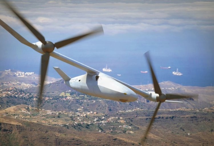 Tốc độ tối đa mà V-247 có thể đạt được là 555 km/h - vượt trội hơn mọi loại trực thăng hiện tại. Trần bay tối đa của nó cũng lên tới 25.000 ft tương đương với khoảng 7600 mét so với mực nước biển. Nguồn ảnh: BI.