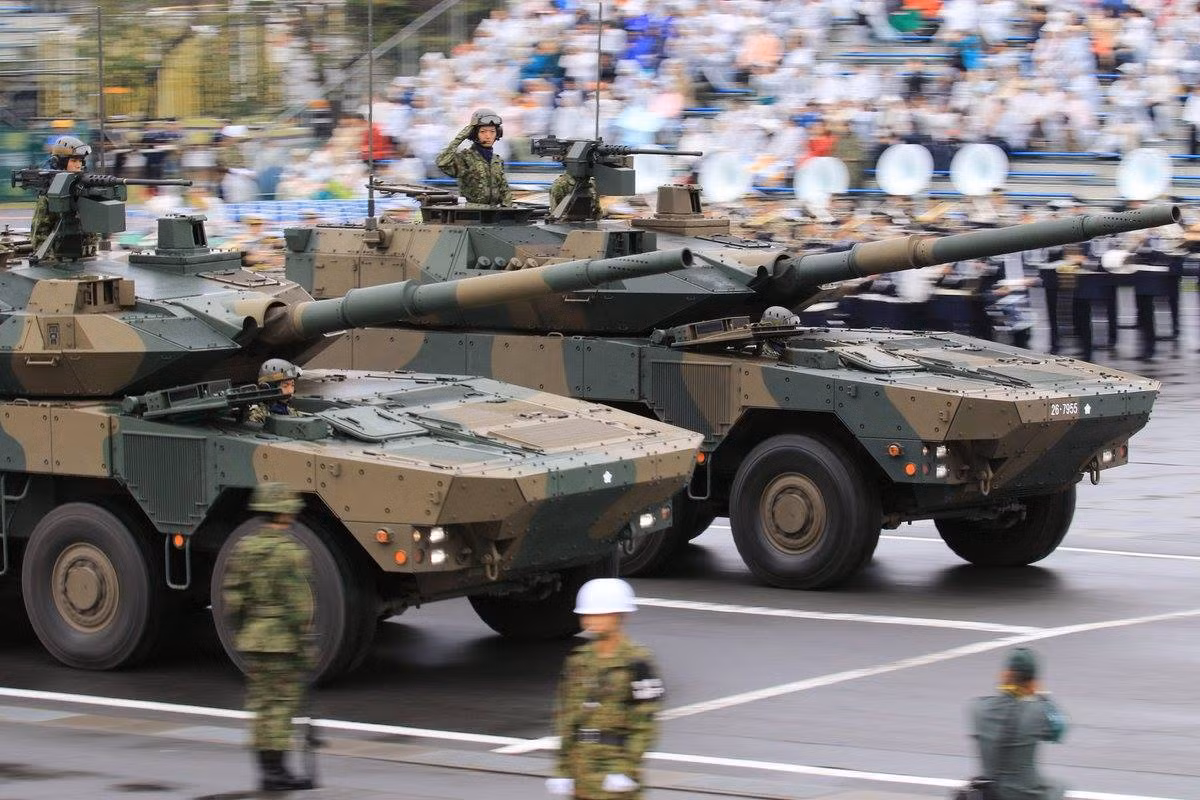 Pháo tự hành chống tăng Type 16 hay còn được Nhật Bản gọi là Phương tiện chiến đấu tự hành. Đây cũng là một sản phẩm của Tập đoàn Mitsubishi. Nguồn ảnh: Japnews.