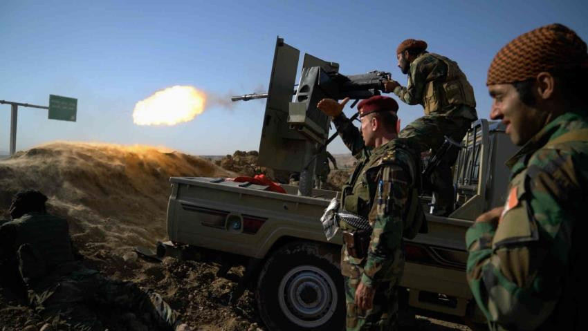 Quân chính quy chiến đấu ở miền bắc Iraq cũng sử dụng loại phương tiện chiến đấu độc đáo này để đối phó với IS. Nguồn ảnh: Couk.