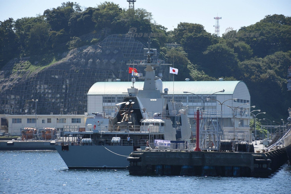 Trong chuyến công tác này, Tàu 015 - Trần Hưng Đạo sẽ ghé thăm Nhật Bản, Hàn Quốc và tham dự Diễn tập hàng hải ASEAN. Nguồn ảnh: Sina.