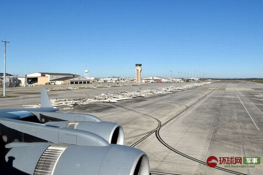 Dự kiến phải tới cuối tháng này, căn cứ sân bay Tyndall của Mỹ mới có thể đi vào hoạt động trở lại được. Nguồn ảnh: Huangqiu.