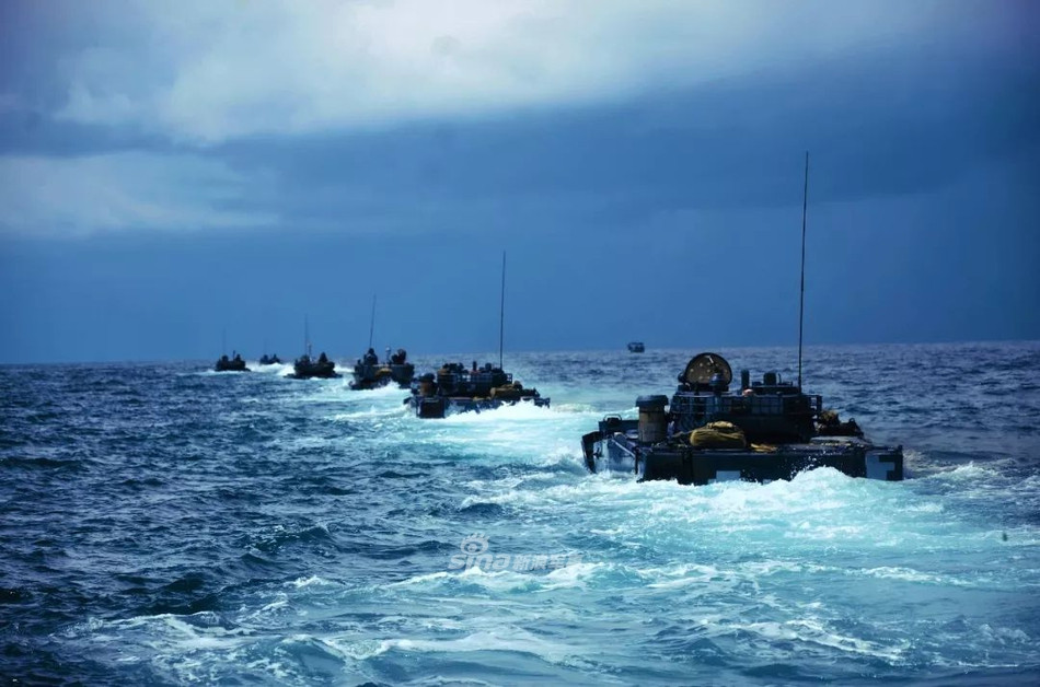 Cả hai Lữ đoàn Thuỷ quân Lục chiến của Trung Quốc hiện tại đều đóng quân ở Trạm Giang, Quảng Đông và thuộc biên chế của Hạm đội Nam Hải. Nguồn ảnh: Sina.