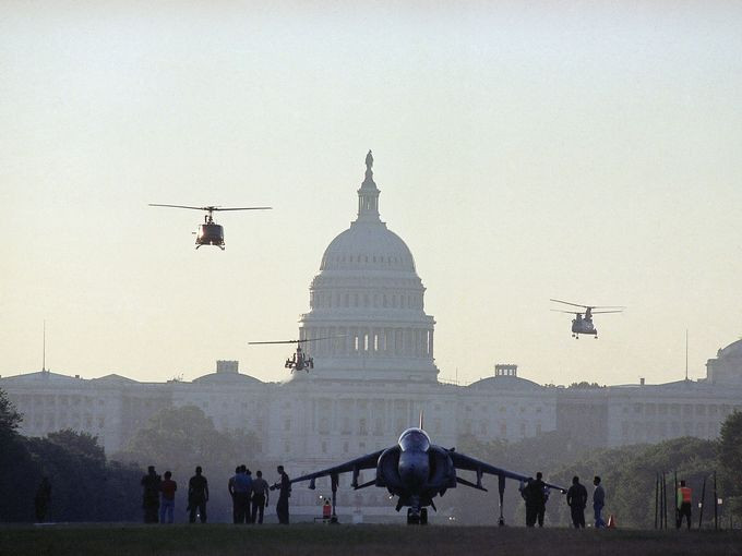 Kể từ sau cuộc duyệt binh này, Mỹ chưa từng tổ chức bất cứ một cuộc duyệt binh nào khác trên lãnh thổ quốc gia này. Nguồn ảnh: BI.