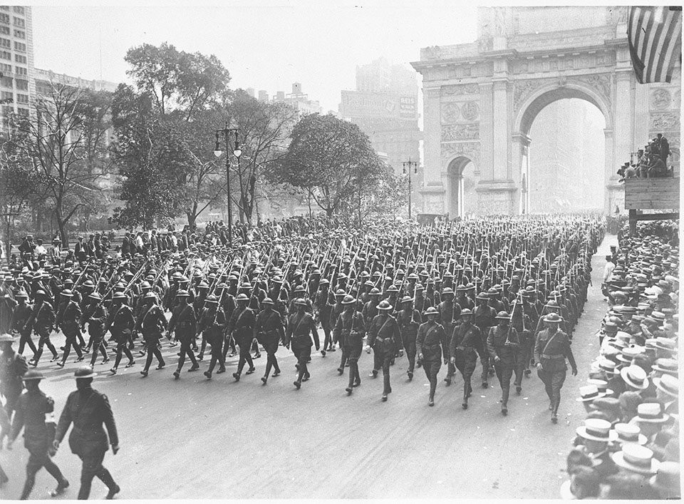 Phải mãi tới hơn nửa thế kỷ sau, sau khi chiến thắng trong Chiến tranh Thế giới thứ nhất, quân đội Mỹ mới lại tiếp tục tổ chức cuộc duyệt binh lần thứ hai. Lần này cuộc duyệt binh được tổ chúc vào tháng 9/1919 ở thành phố New York. Nguồn ảnh: BI.