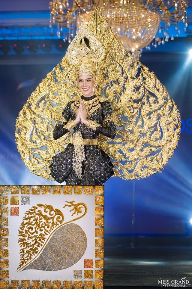 Dàn quốc phục "dị" có ý nghĩa, áo dài VN của Phương Nga cũng vậy - Hình 2 Dan quoc phuc