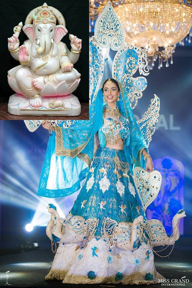 Dàn quốc phục "dị" có ý nghĩa, áo dài VN của Phương Nga cũng vậy - Hình 3 Dan quoc phuc