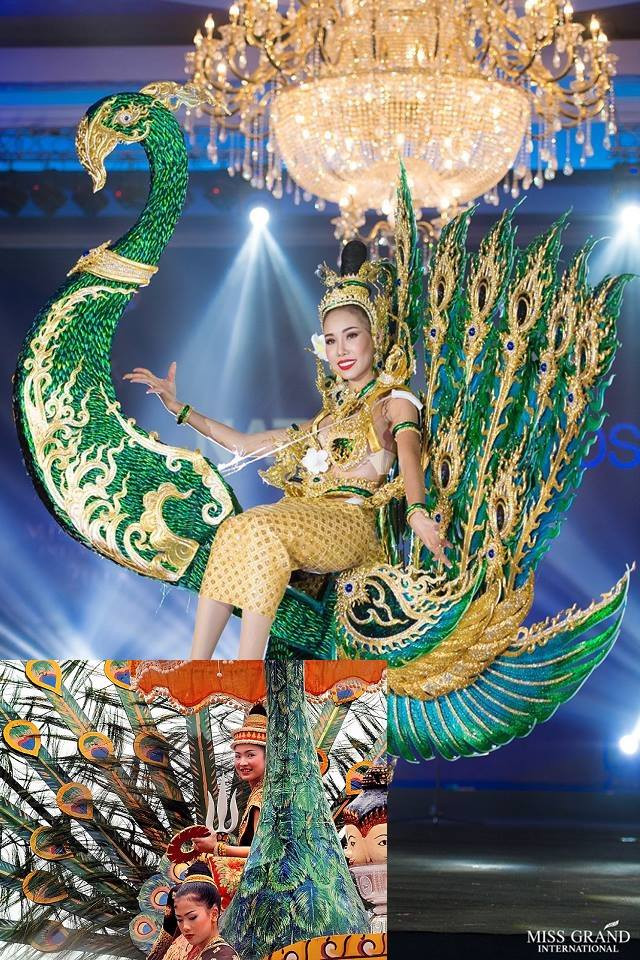 Dàn quốc phục "dị" có ý nghĩa, áo dài VN của Phương Nga cũng vậy Dan quoc phuc