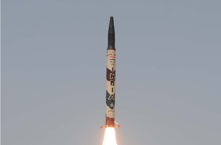 An Do thu nghiem ten lua dan dao mang vu khi hat nhan