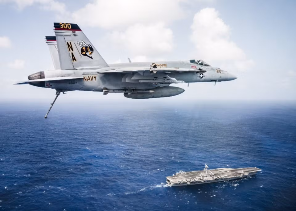 Với 2,8 triệu USD, tập đoàn Boeing với siêu phẩm F/A-18 Hornet và nhiều loại máy bay chiến đấu, máy bay vận tải các loại khác đã đóng góp tới 53,6% số tiền trên cho Đảng Cộng Hoà. Nguồn ảnh: BI.