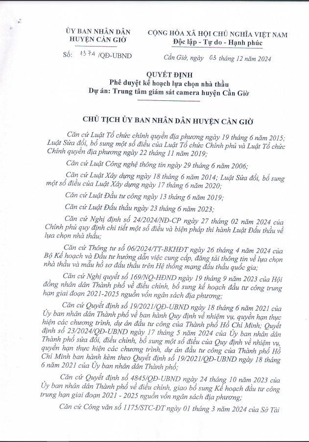 TP HCM: 3 nha thau canh tranh goi thiet bi hon 9 ty tai Can Gio