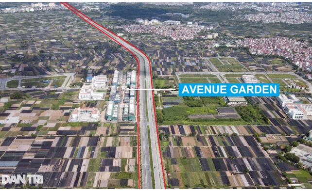 Đường Tây Thăng Long hiện có đoạn gần như đã được hoàn thiện qua quận Bắc Từ Liêm. Tại đoạn qua phường Tây Tựu hiện cũng có dự án liền kề Avenue Garden.