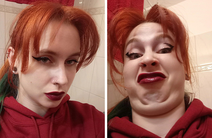 "Tôi khi chụp bức ảnh tự sướng không qua chỉnh sửa".