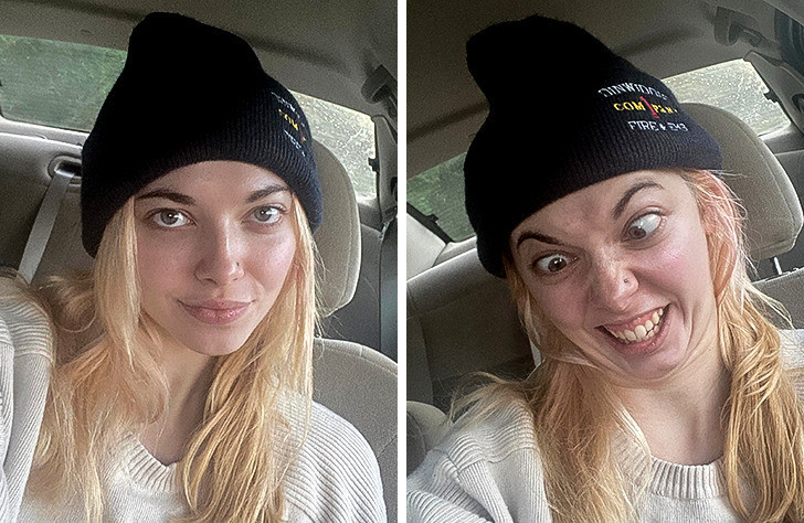 Họ không quan tâm đến những phán xét của người lạ, tất cả những gì các cô gái muốn thể hiện là hình ảnh chân thật đời thường và lan tỏa niềm vui tới mọi người. Sự dũng cảm của họ chứng mình hài hước, vui vẻ, biểu cảm chân thật khiến bạn trở nên hấp dẫn hơn nhiều so với bất kỳ khuôn mặt trang điểm cầu kỳ hay chỉnh sửa qua phần mềm nào.