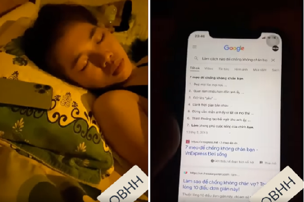 Vo moi sinh con gai, chong run ray phat hien dong chu bi mat