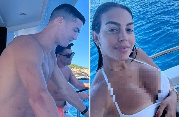 Georgina khoe dang cuc hot sau sinh tren du thuyen 5,5 trieu bang