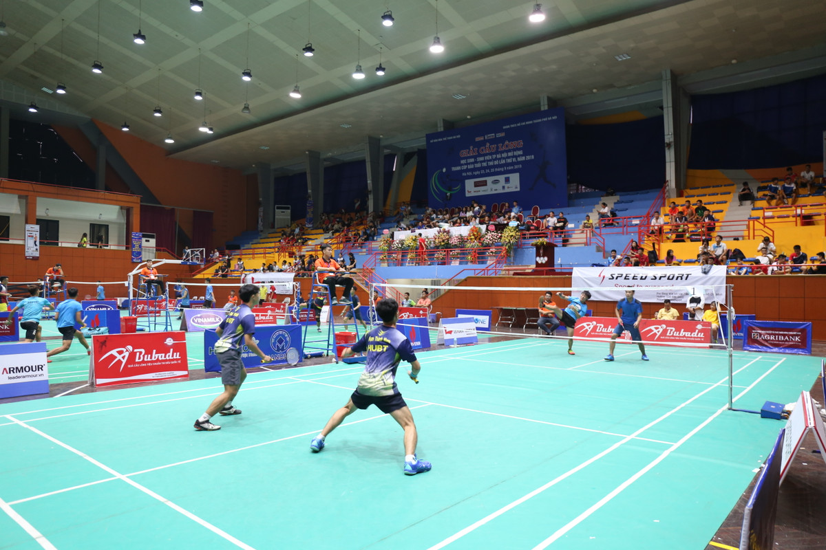 Gan 1000 VDV du Giai Cau long hoc sinh - sinh vien TP Ha Noi 2022-Hinh-2