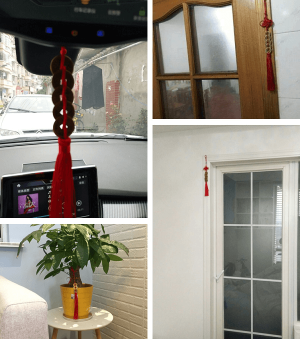 Sử dụng tiền xu kích lộc: Khi bạn muốn hút tài lộc vào nhà, kích thích vận khí may mắn thì bạn nên sử dụng những đồng tiền xu, bởi xâu tiền là biểu tượng của âm dương, giúp xua đuổi tà khí, những điều không may mắn ra khỏi nhà. 