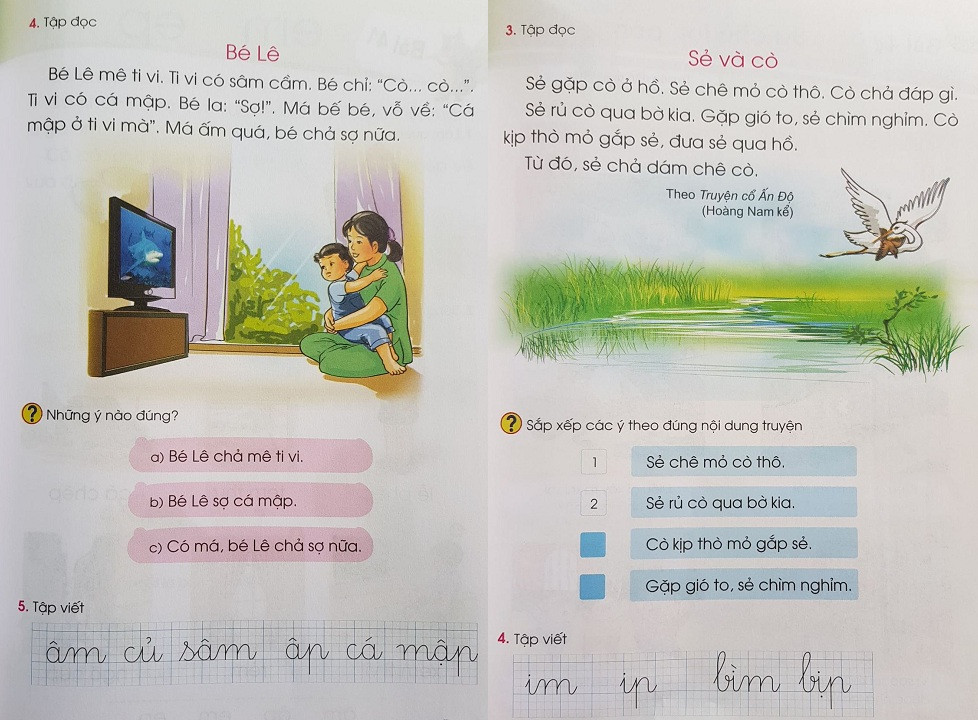 Phụ huynh cũng phản ánh rằng việc sử dụng từ "chả" thay từ chẳng/không là không phù hợp với lứa tuổi.