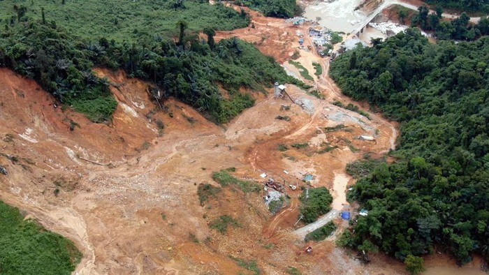 Hien truong vu sat lo o Rao Trang 3 nhin tu flycam