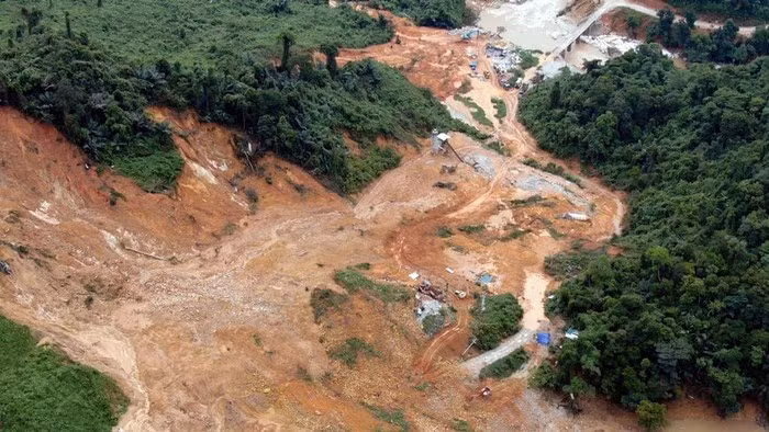 Hien truong vu sat lo o Rao Trang 3 nhin tu flycam