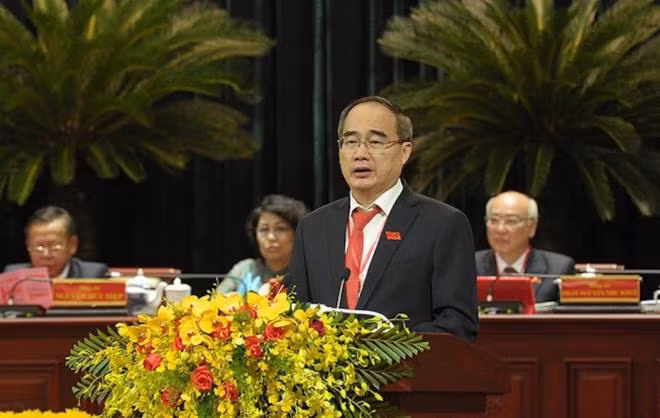 Ông Nhân nói rằng:“Hôm nay đối với tôi là một ngày hạnh phúc, vì đại hội đã thành công tốt đẹp, về nội dung văn kiện, về công tác nhân sự, công tác tổ chức cũng như yêu cầu của đồng chí Tổng Bí thư, Chủ tịch nước Nguyễn Phú Trọng đã nêu trong cuộc làm việc ngày 3/9".