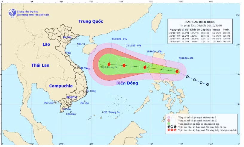 Ap thap nhiet doi manh len thanh bao, tang cap 3 ngay toi
