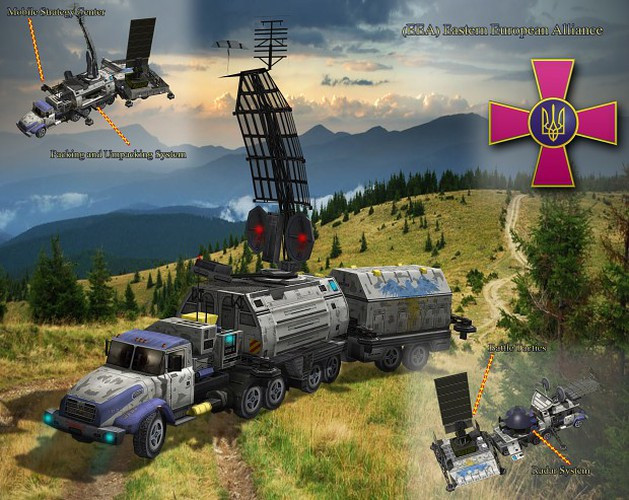 Mỗi hệ thống Kolchuga-M bao gồm 3 đài thu tín hiệu sóng điện từ, có thể bố trí cách nhau 10 km, cùng 1 đài điều khiển xử­ lý tín hiệu trung tâm.