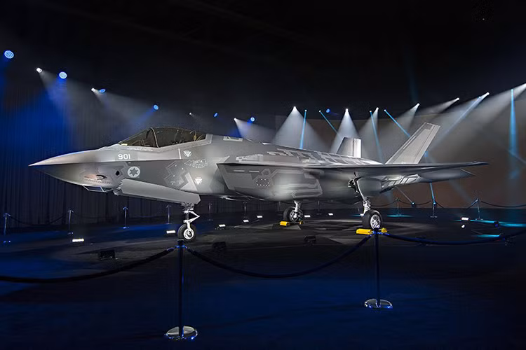Cận cảnh chiến đấu cơ F-35I Adir của Không quân Israel do Tập đoàn Lockheed Martin chế tạo. Nguồn ảnh: The Aviationist.