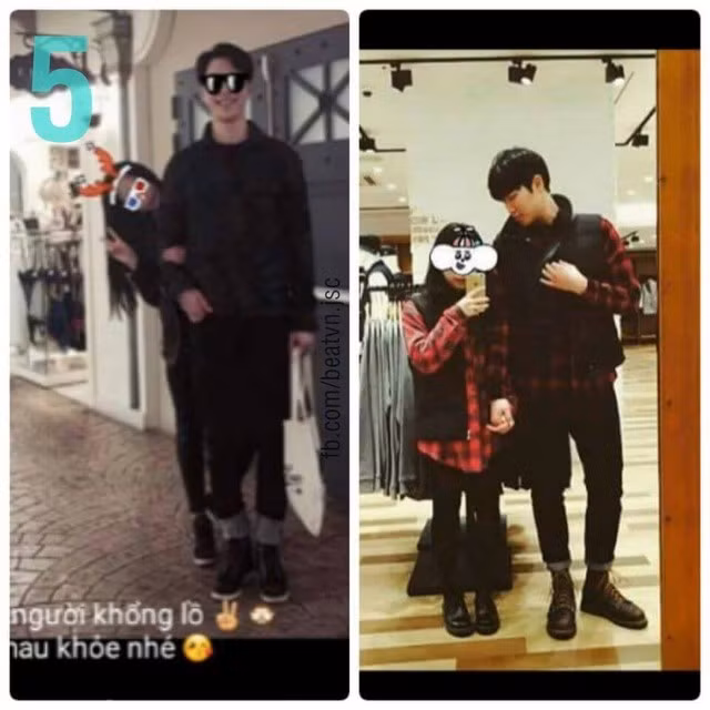 Không chỉ khoe ảnh, D.V còn đăng kèm một số dòng status ngọt nhạt, nũng nịu người yêu, khoe mẽ sự hạnh phúc. Thỉnh thoảng cô nàng lại đăng một số dòng chữ Hàn với nội dung mà nhiều dân mạng cho rằng là không hề có ý nghĩa gì.